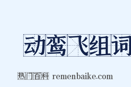 鹓动鸾飞组词是什么意思的图片